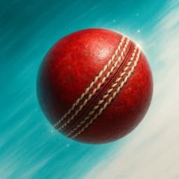 Illustration of a cricket ball